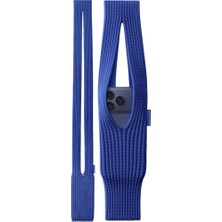 Delixa Tüm Telefonlarla Uyumlu 80 cm Phone Pocket Premium Örgü Telefon Askısı | 3D Esnek Tasarım (Lacivert)