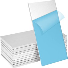 Delixa Zoforty Kaynak Kuponları - 12 Paket 6061 T6 Alüminyum Sac 2 x 4 x 1/8 Inç Alüminyum Plaka Kaynak Uyg