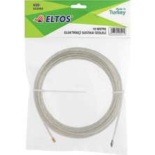 Delixa Eltos Elektrikçi Sustası Izoleli, Kablo Çekme Yayı, Balık Bandı, Plastik Kaplamalı, Çelik Kılavuz, E