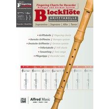 Hepta Collection Alfred's Fingering Charts Instrumental Series: Grifftabelle Blockflöte | Fingering Chart Recorder |