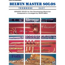 Hepta Collection Belwin Master Solos (Trombone), Vol 1: Easy Piano Acc.