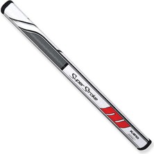 Hepta Collection Superstroke Üniseks Superstroke Traxion Flatsoxl 2.0 Golf Kavrama Onarım Kitleri, Beyaz/kırmızı/gri,