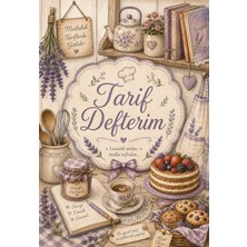 Liamir Studio Yemek Tarif Defteri 50 Yaprak, 100 Sayfa, Laminasyon Kapak / Tel Spiral / A5 Kağıt