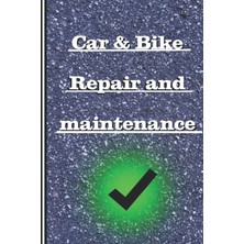 Hepta Collection Automobıle  Bıke Repair And Maintenance: Checkbook, Notebook, 6x9 Format 27 Pages To Write Down Your