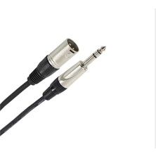 Hepta Collection 6.3 mm Trs Erkek- Xlr Erkek Stereo Trs Kablo 3 Metre Kırmızı