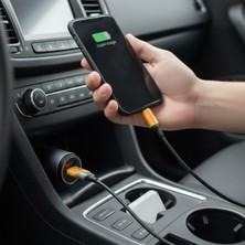 Hepta Collection 4in1 65W Hızlı Şarj Kablosu, Type-C To Usb-A, Type-C To Lightning, 27W Pd Destekli, Çoklu Şarj