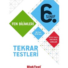 Hepta Collection Bloktest Yayınları 6. Sınıf Fen Bilimleri Tekrar Testleri 2021-2022