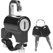 Hepta Collection Universal Motosiklet Kask Kilidi 22 ve 26 mm Ayarlanabilir Gidon Uyumlu, Çift Anahtarlı Güvenlik Kil