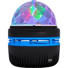 Hepta Collection Mini Usb’li Sihirli Rgb LED Disko Topu – Renkli Işık Efekti, Parti ve Eğlence Aksesuarı