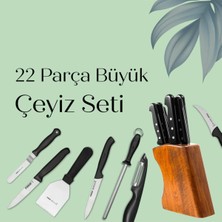 Hepta Collection Çeyizlik Bıçak Seti Büyük – 22 Parça 8695614350730Y