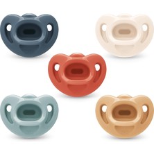 Hepta Collection Nuk Comfy Ortodontik Emzikler, Zamansız , 6-18 Ay, 5 Adet