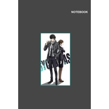Hepta Collection Kogami Shinya  Akane Tsunemori Notebook Cover: 6" x 9", 110+ Pages, Lined Journal/sketchbook/compos