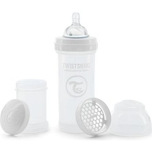 Twistshake Anti-Kolik Bebek Biberonu Beyaz 2+ Ay 260 ml