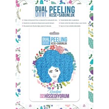 Dual Peeling Dualpeeling Kese + Sabunluk Hamam Kesesi - Banyo Kesesi