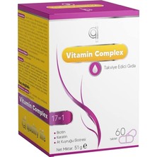 Hepta Collection Ql Hair Vitamin Complex 60 Tablet Biotin Çinko Keratin Selenyum Folik Asit Saç Vitamini