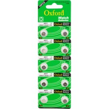 Hepta Collection Ag1 LR621 Alkalin Saat Pili 10LU Paket * Tıanqıu