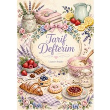 Liamir Studio Yemek Tarif Defteri 50 Yaprak, 100 Sayfa, Laminasyon Kapak / Tel Spiral / A5 Kağıt