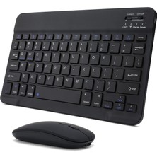 Hepta Collection Bluetooth Ios Ipad Android Windows Uyumlu Klavye Mouse Seti - Sessiz - Şarjlı - Combo - Ultra Ince -