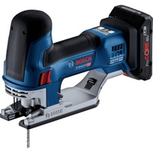 Hepta Collection 18 V Sistem Akülü Dekupaj Testere Gst 18V-155 Sc (Çubuk Şeklinde, 2 x Pil Procore 4.0AH, Hızlı Şarj