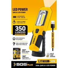 Hepta Collection 5054 Şarj Edilebilir LED Fener 350 Lümen