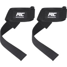 Hepta Collection Musclecloth Padded Lifting Straps Siyah Renkli Standart
