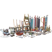 Hepta Collection Mini Art 49013 Alet Kiti Ölçekli 1:48 - Gerçek Reprodüksiyon Orijinal, Modelleme, Plastik Kiti, El S