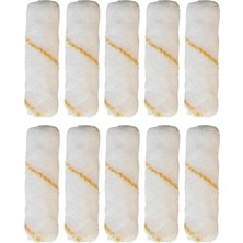 Hepta Collection 10 Adet Parmak Rulo Yedeği, ve Badana Için 10 cm Parmak Rulo Yedeği, Badana Fırça