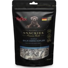 Reflex Morina Balığı Derisi Küpleri Köpek Ödül Maması 130 gr