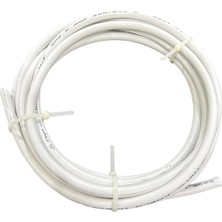 Hepta Collection 3x2,5 mm Cca Ttr Beyaz Renk Kauçuk Topraklı Seyyar Elektrik Kablosu (10 Metre)