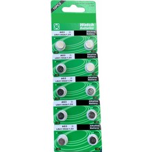 Hepta Collection 1 Kart 10 Adet 192 Ag3 Lr 41 392A Sr 41 1.5V Düğme Pil Hesap Makinesi Terazi Saat Oyuncak-Garaj Pili