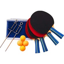 Hepta Collection Ds 980 Masa Tenisi Raket Seti, Unisex, Çok Renkli, Tek Beden