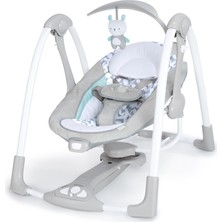 Ingenuity Convertme 2'si 1 Arada Kompakt Taşınabilir Bebek Salıncağı ve Bebek Koltuğu, Akülü Titreşi