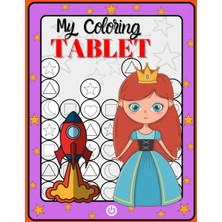 Hepta Collection My Coloring Tablet - Purple Cover: Coloring Book - Tablet Shape