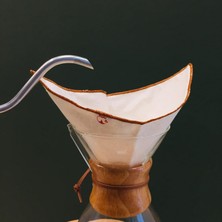 Yofu Yoga And Food Yıkanabilir, Kumaş Chemex Kahve Filtresi AĞARTILMAMIŞ%100 Ham Pamuk, Organik, Ekolojik Filtre Chemex