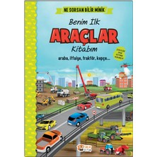 Hepta Collection Ingilizce Destekli Benim Ilk Araçlar Kitabım: Ne Sorsan Bilir Minik - Araba, Itfaiye, Traktör, Kepçe