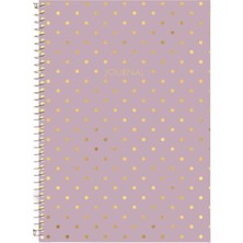 Le Color Puantiyeli Defter Çizgili Lila 17X24 cm