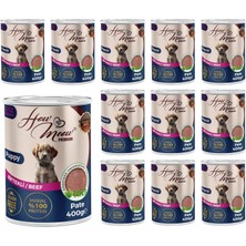 How Meow Yavru Köpek Biftekli Pate 400 gr x 12 Adet