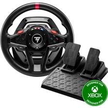 Hepta Collection T128 Yarış Direksiyonu – Hibrit Force Feedback Teknolojisi – Manyetik Vites ve Pedal Seti – LED Hız