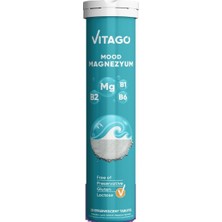 Hepta Collection Vitago 20LI Mood Magnezyum, Vitamin B1, Vitamin B2 ve Vitamin B6 Içeren Efervesan Tablet Takviye Edi