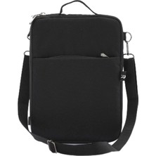 Hepta Collection Roxbros 10-11 Inch Tabletler Için Omuz Askılı ve El Tutacaklı Universal Sleeve Taşıma Çantası (Siyah