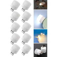 Hepta Collection ® USB Mini Top LED 10’lu Aydınlatma Seti – Sıcak Renkli Gece Lambası, Enerji Tasarruflu Mikro LED Iş