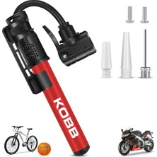 Hepta Collection Kobb KB2203 87 Psı Bisiklet Lastik Şişirme Taşınabilir Mini El Pompası ve Bisiklet Montaj Aparatı, K