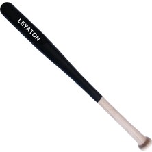 Hepta Collection Beyzbol Sopası 61 cm Dişbudak Ağacından Kırılmaz Bezbol Sopası Siyah