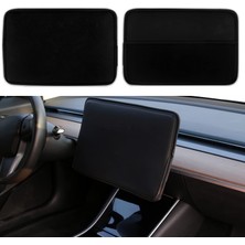 Hepta Collection Xtauto Tesla Model 3 Modeliyle Uyumlu Ekran Koruyucu Kapak, Y Orta Konsol Ekran Kapağı, Katlanır Gün