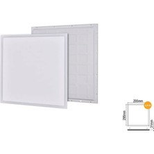 Hepta Collection 24W 30X30 Backlight LED Panel Armatür Beyaz Işık 2 Adet