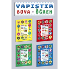 Hepta Collection Ilk Kelimeler Yapıştır Öğren 4 Kitap Set