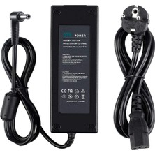 Hepta Collection ® Şarj Cihazı 19V 6.32A 120W Dizüstü Bilgisayar Dizüstü Bilgisayar Şarj Kablosu Fişi Için Ac Güç Kay