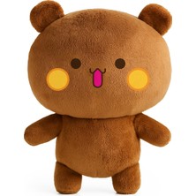 Hepta Collection Dudu Ayıcık,pelüş Dudu Bubu,25 cm Kahverengi - Beyaz Yumuşak Ofis Hediyesi (Bubu)