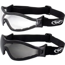 Hepta Collection Global Vision Z-33 Köpük Dolgulu Buğu Önleyici Motosiklet Atv Sürme Paintball Güvenlik Skydiving Göz