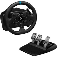 Hepta Collection G923 Driving Force Yarış Direksiyonu, Aşamalı Fren Pedalı, Alüminyum, Çelik ve Deri Yapı, Ps3/ps4/ps